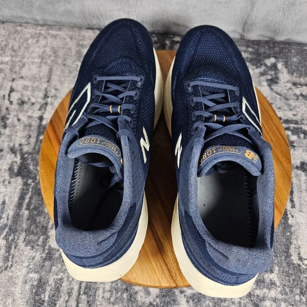 New Balance Fresh Foam X 1080v13 Mens Size 13 Navy White Running Shoes Sneakers